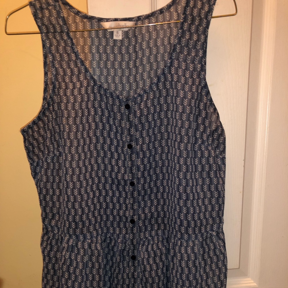 Blue tank top!